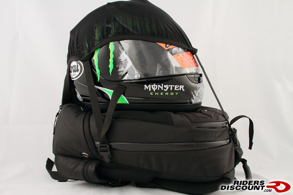 motorcycle backpack helmet carrier