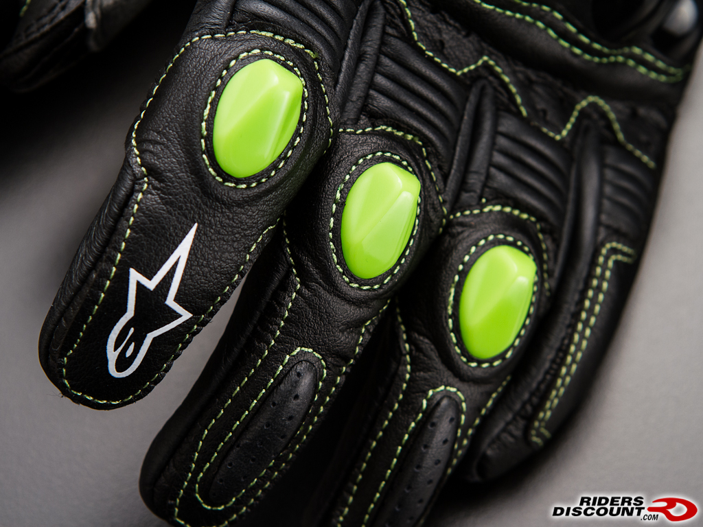 Guantes Alpinestars RAID MONSTER Black Green - Motos Cano Sport