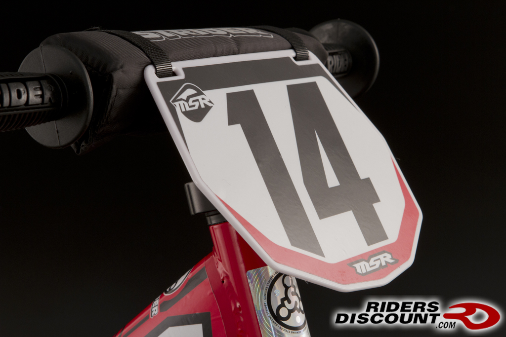 strider bike number plate